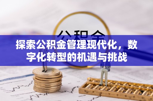 山南探索公积金管理现代化，数字化转型的机遇与挑战