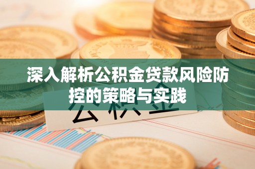 山南深入解析公积金贷款风险防控的策略与实践