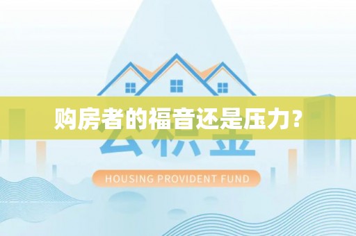 山南购房者的福音还是压力？