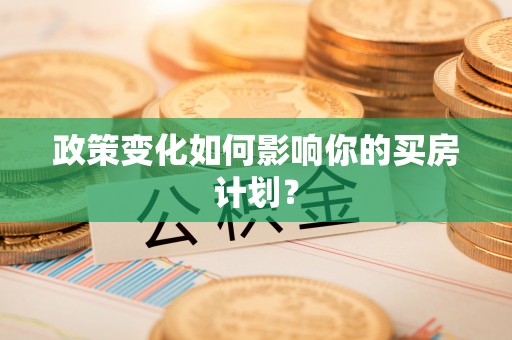 山南政策变化如何影响你的买房计划？
