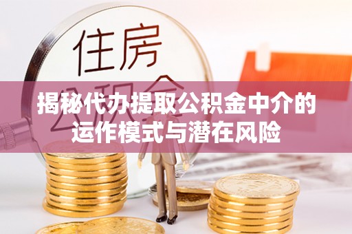 山南揭秘代办提取公积金中介的运作模式与潜在风险
