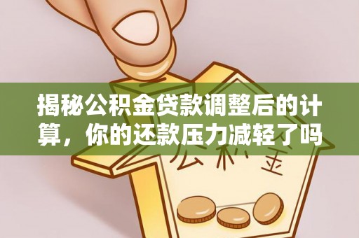 山南揭秘公积金贷款调整后的计算，你的还款压力减轻了吗？