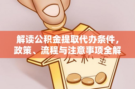 山南解读公积金提取代办条件，政策、流程与注意事项全解析