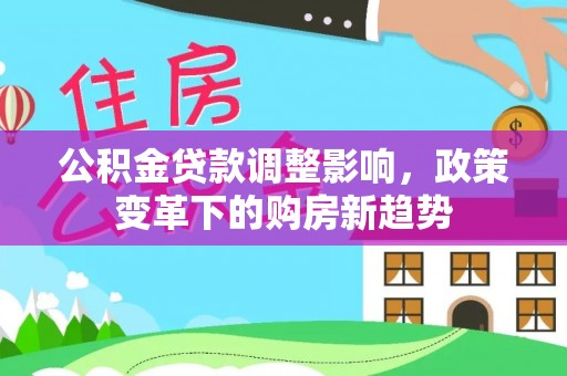 山南公积金贷款调整影响，政策变革下的购房新趋势