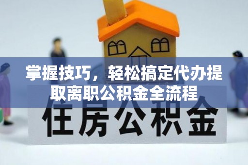 山南掌握技巧，轻松搞定代办提取离职公积金全流程
