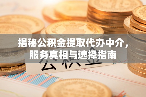 山南揭秘公积金提取代办中介，服务真相与选择指南