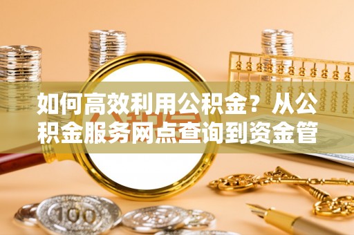 山南如何高效利用公积金？从公积金服务网点查询到资金管理全攻略