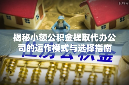 山南揭秘小额公积金提取代办公司的运作模式与选择指南