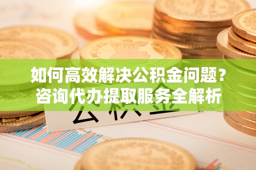 山南如何高效解决公积金问题？咨询代办提取服务全解析