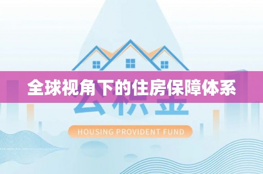 山南全球视角下的住房保障体系